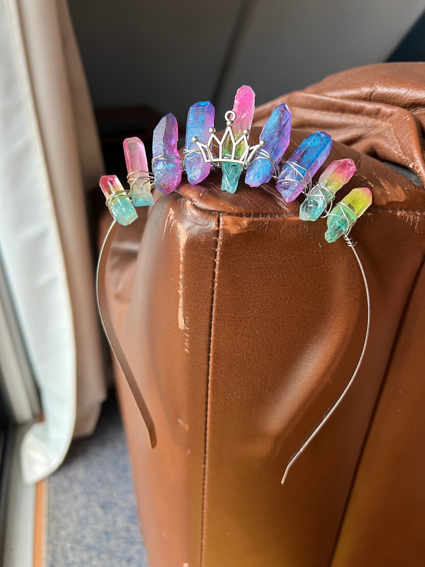 Divine Crystal Crown Headband