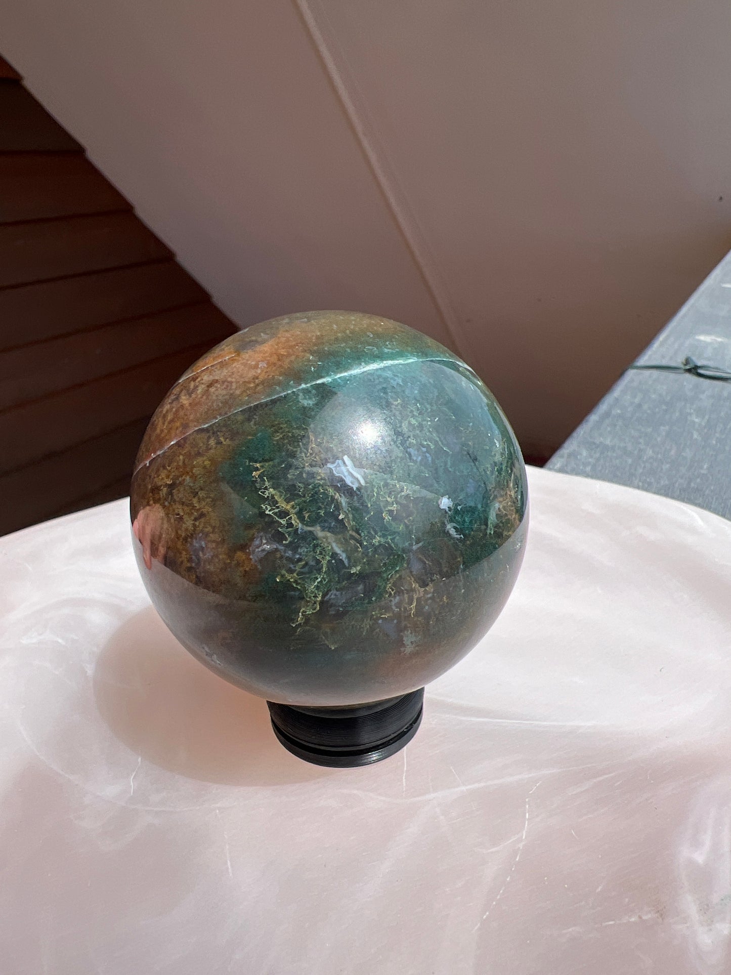 Moss Agate Sphere