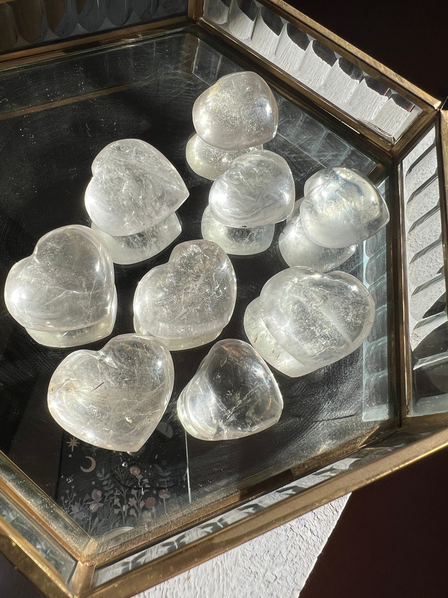 Clear Quartz Heart