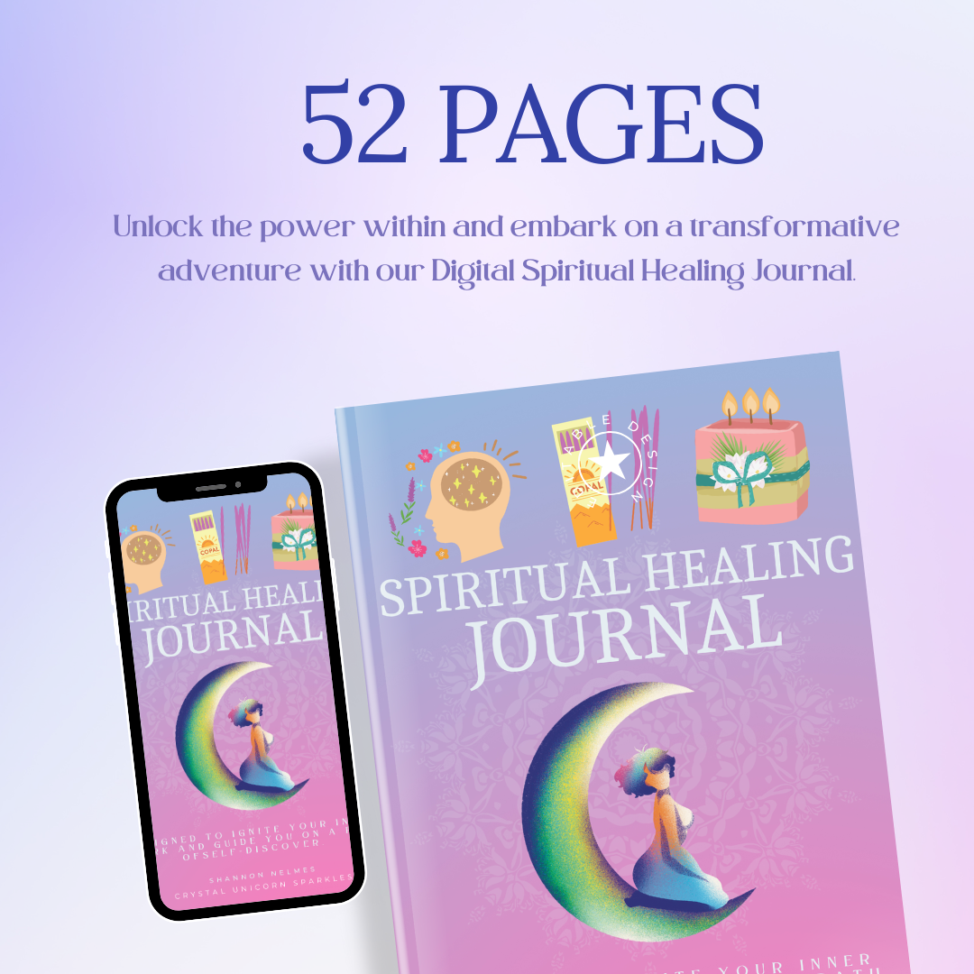Spiritual Healing Journal – Available in Both Digital and Printable! – Crystal Unicorn Sparkles