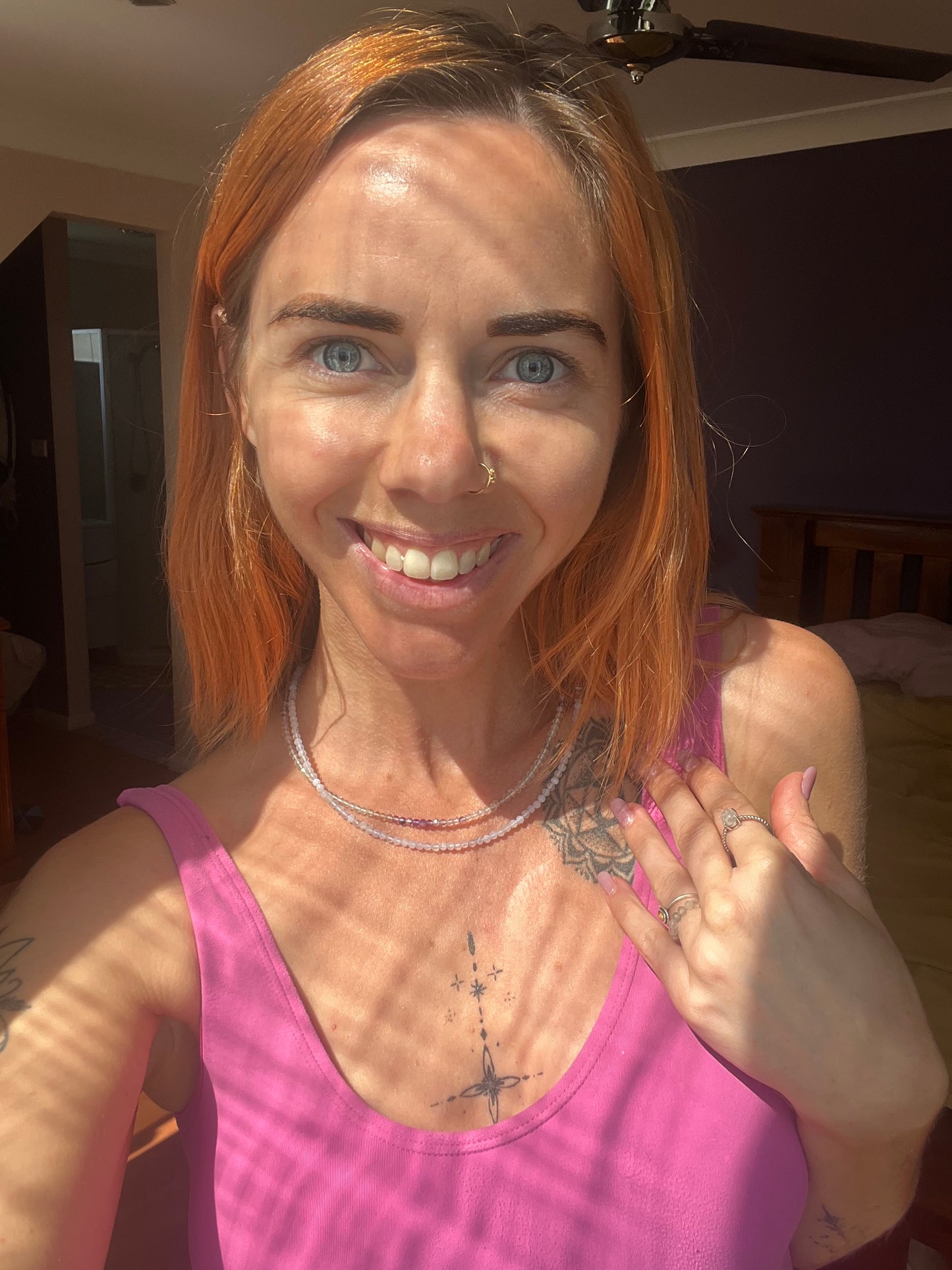 Faceted Crystal Choker Necklace