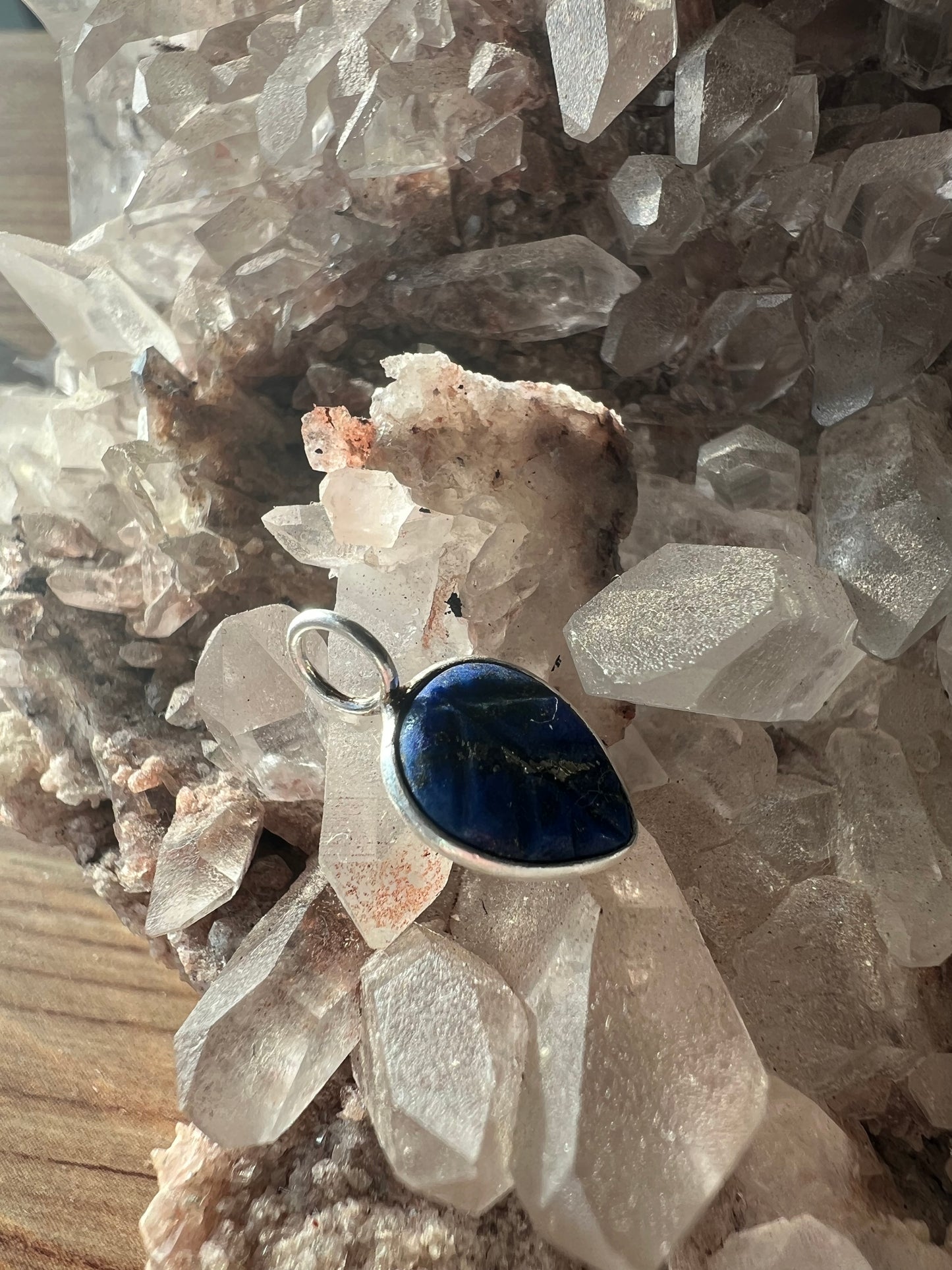 Crystal Leaf Charm β Choose Your Stone