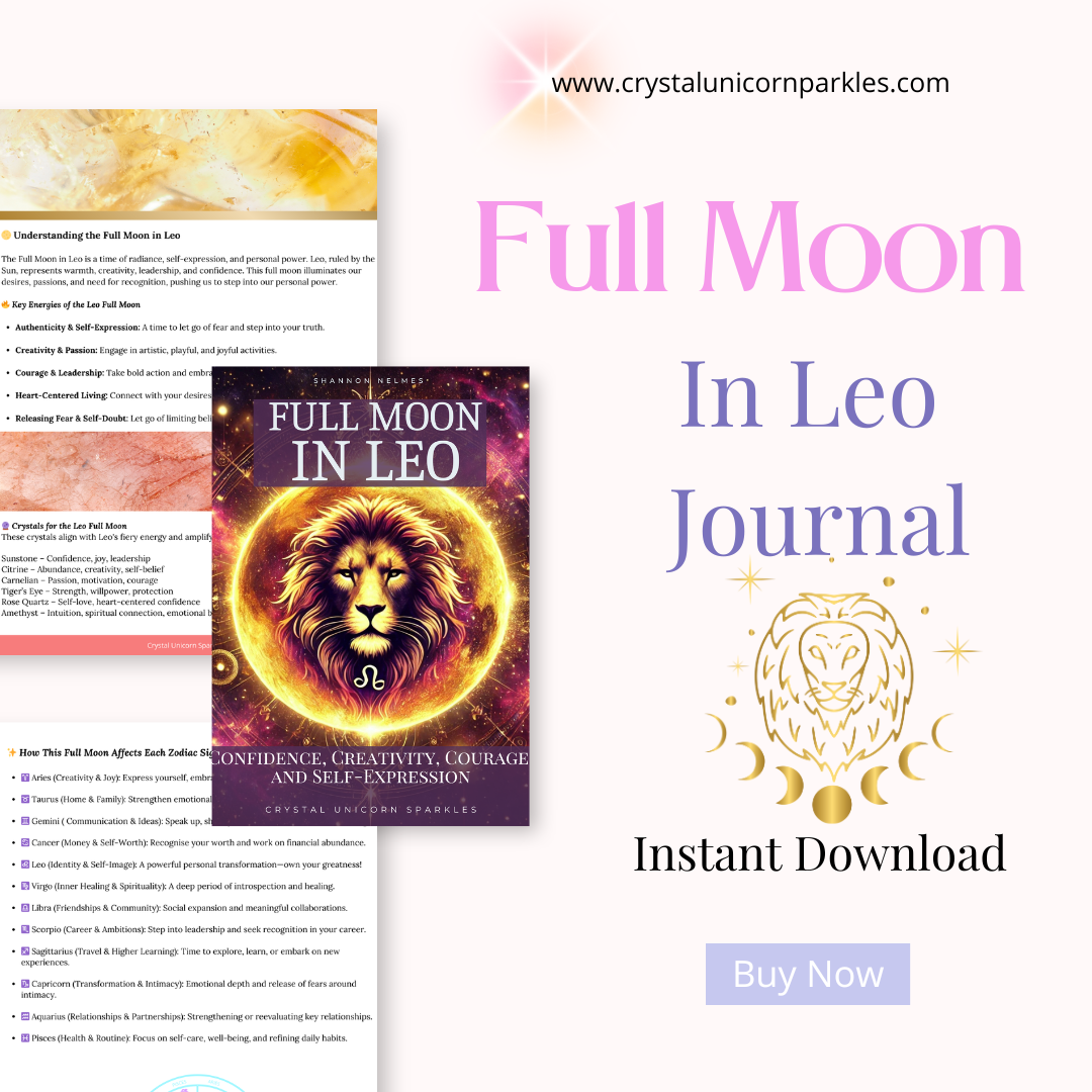 Full Moon in Leo Digital Workbook