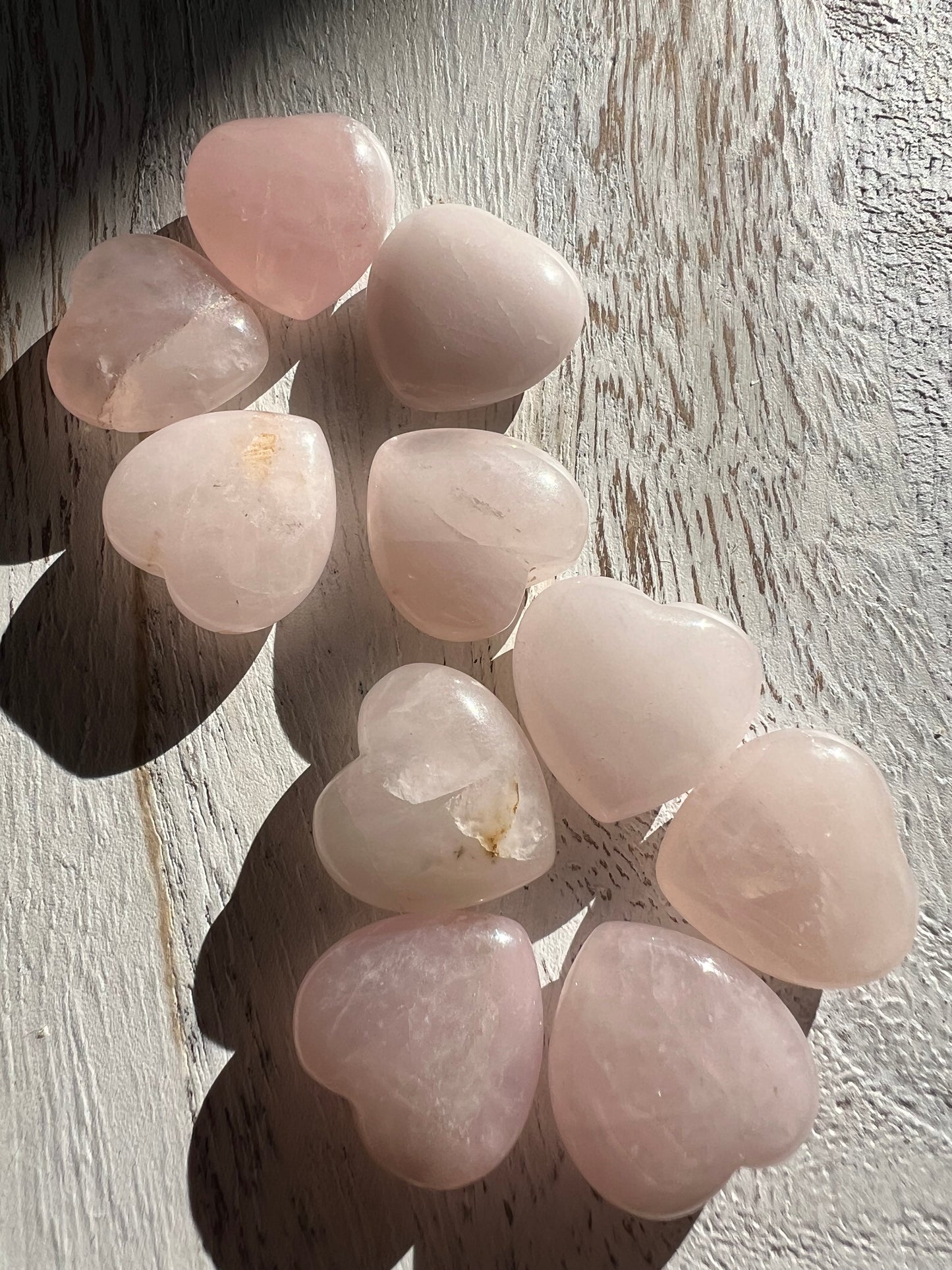 Mini Rose Quartz Heart