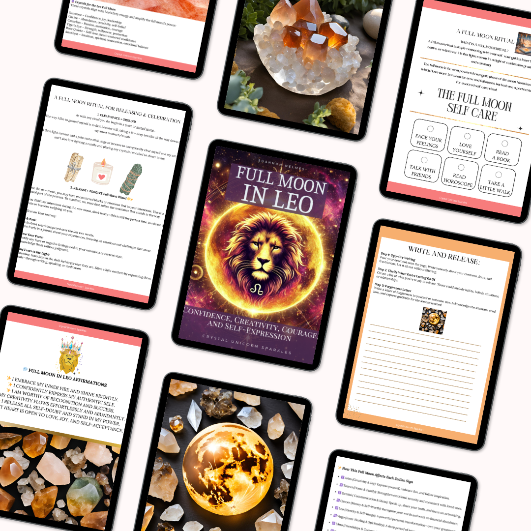 Full Moon in Leo Digital Workbook