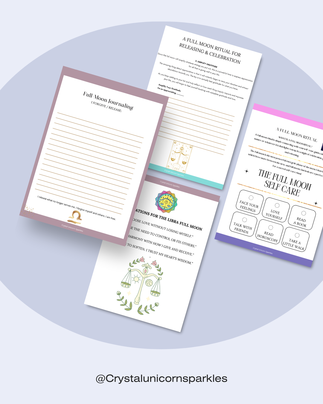 ๐ Full Moon in Libra Digital Workbook ๐