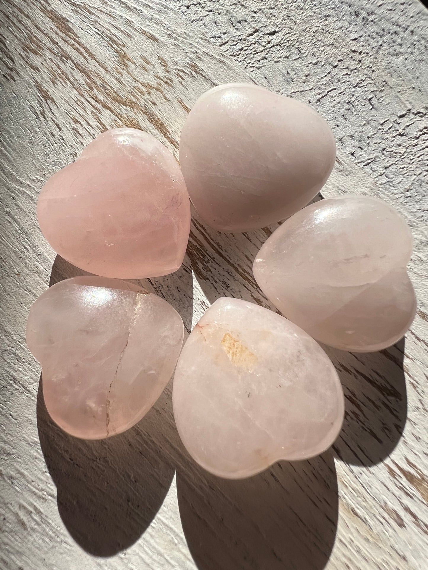 Mini Rose Quartz Heart