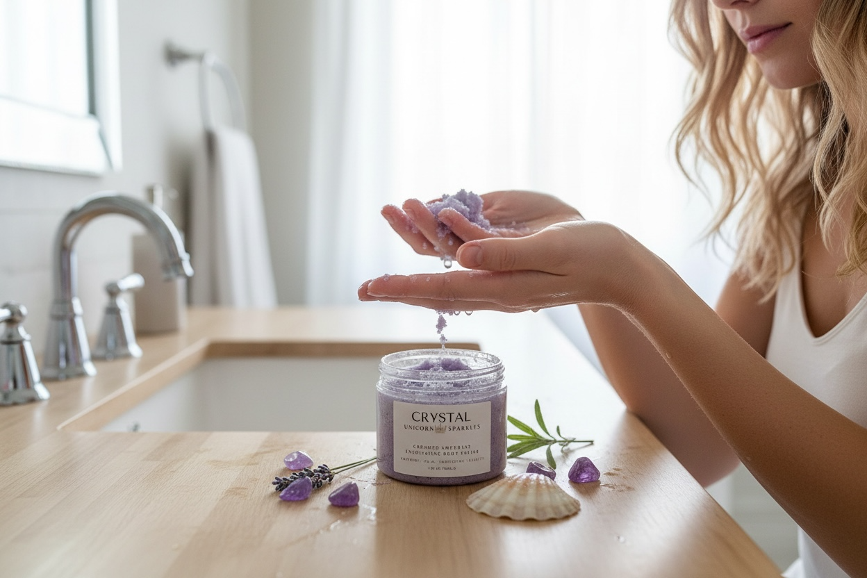 Crushed Amethyst Exfoliating Body Scrub