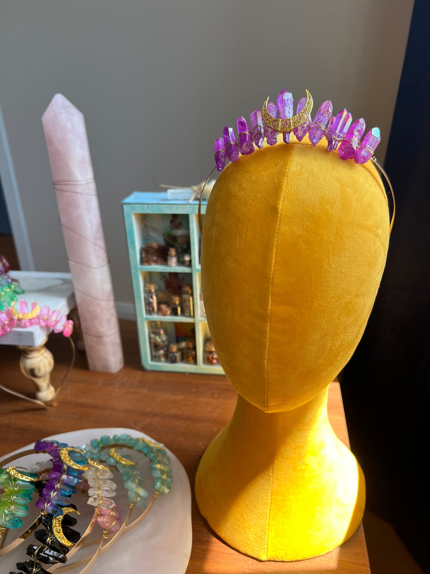 Golden Halo Moon Crown