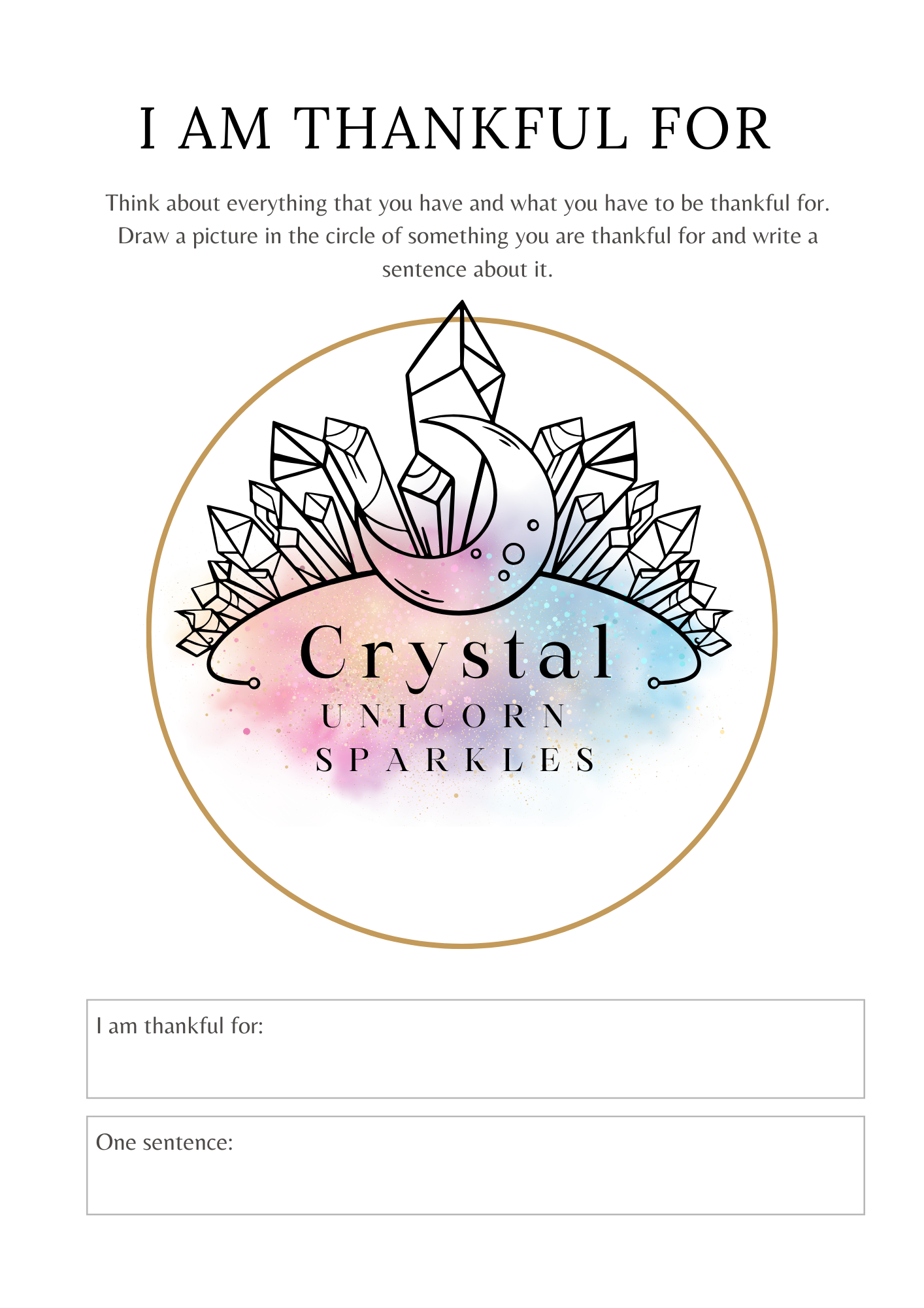 Digital Printable Vision Workbook