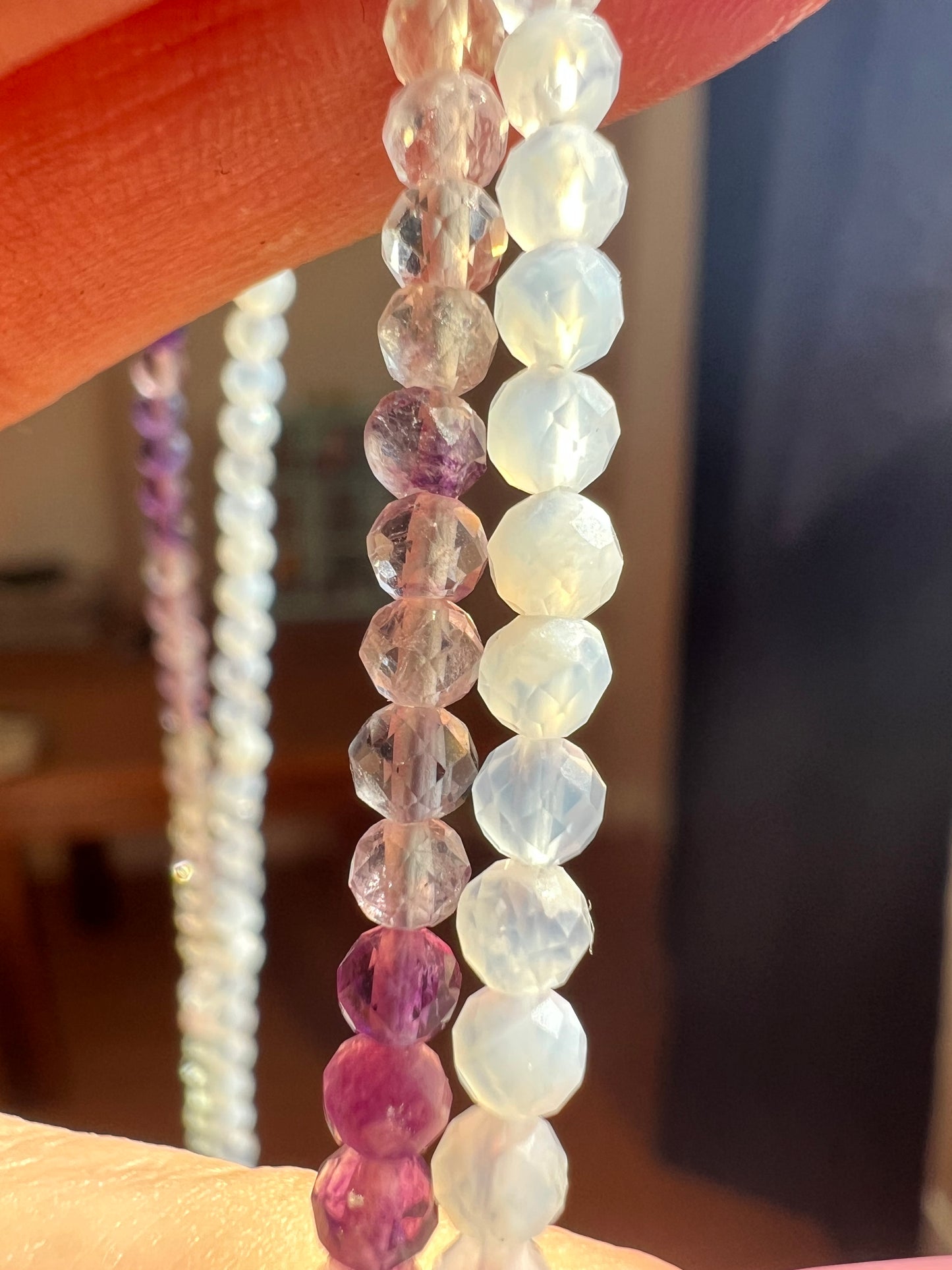 Faceted Crystal Choker Necklace