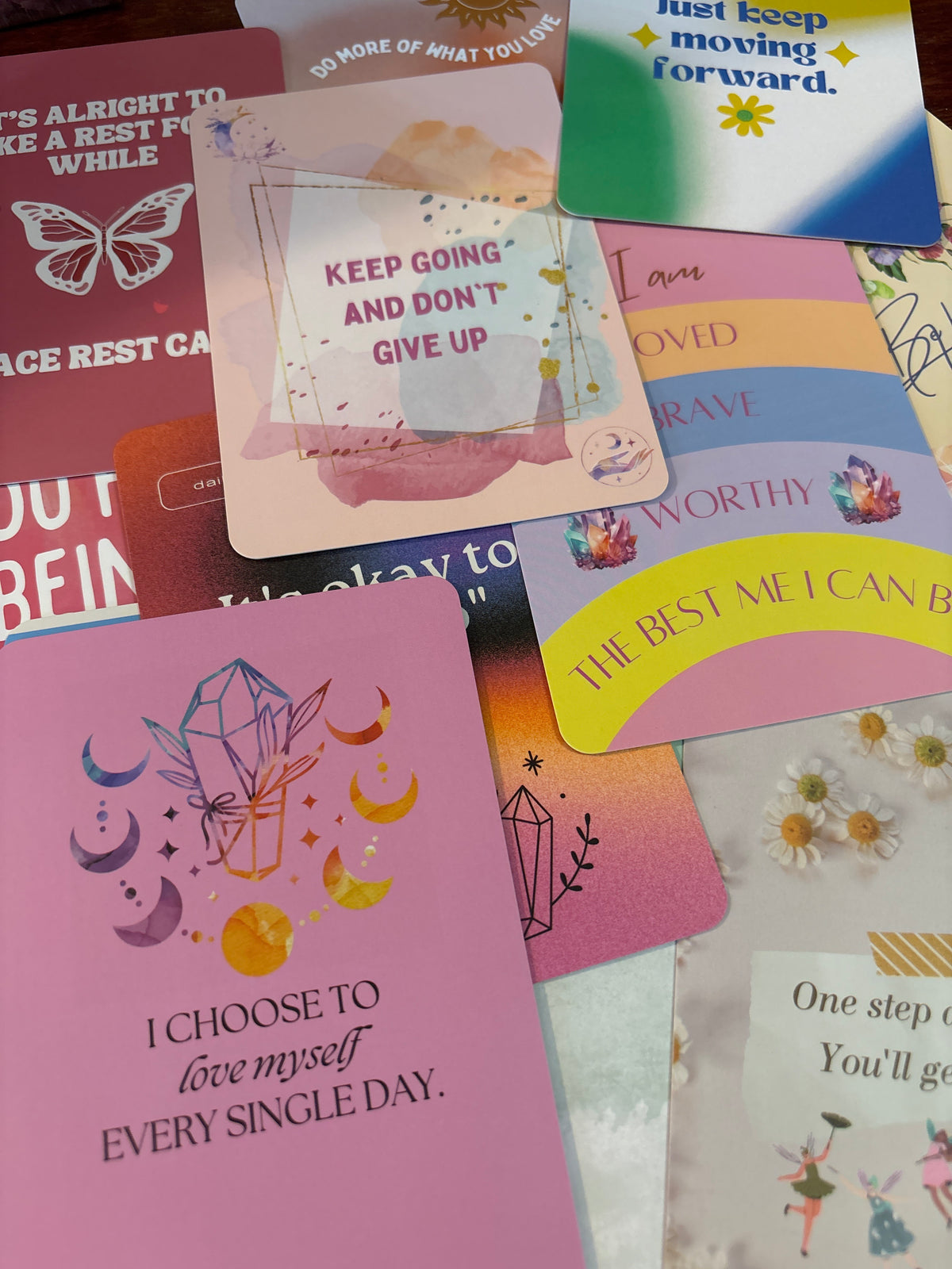Crystal Unicorn Fairy Sparkle Affirmation Cards