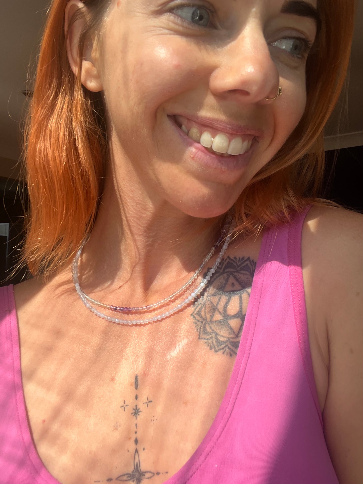 Faceted Crystal Choker Necklace