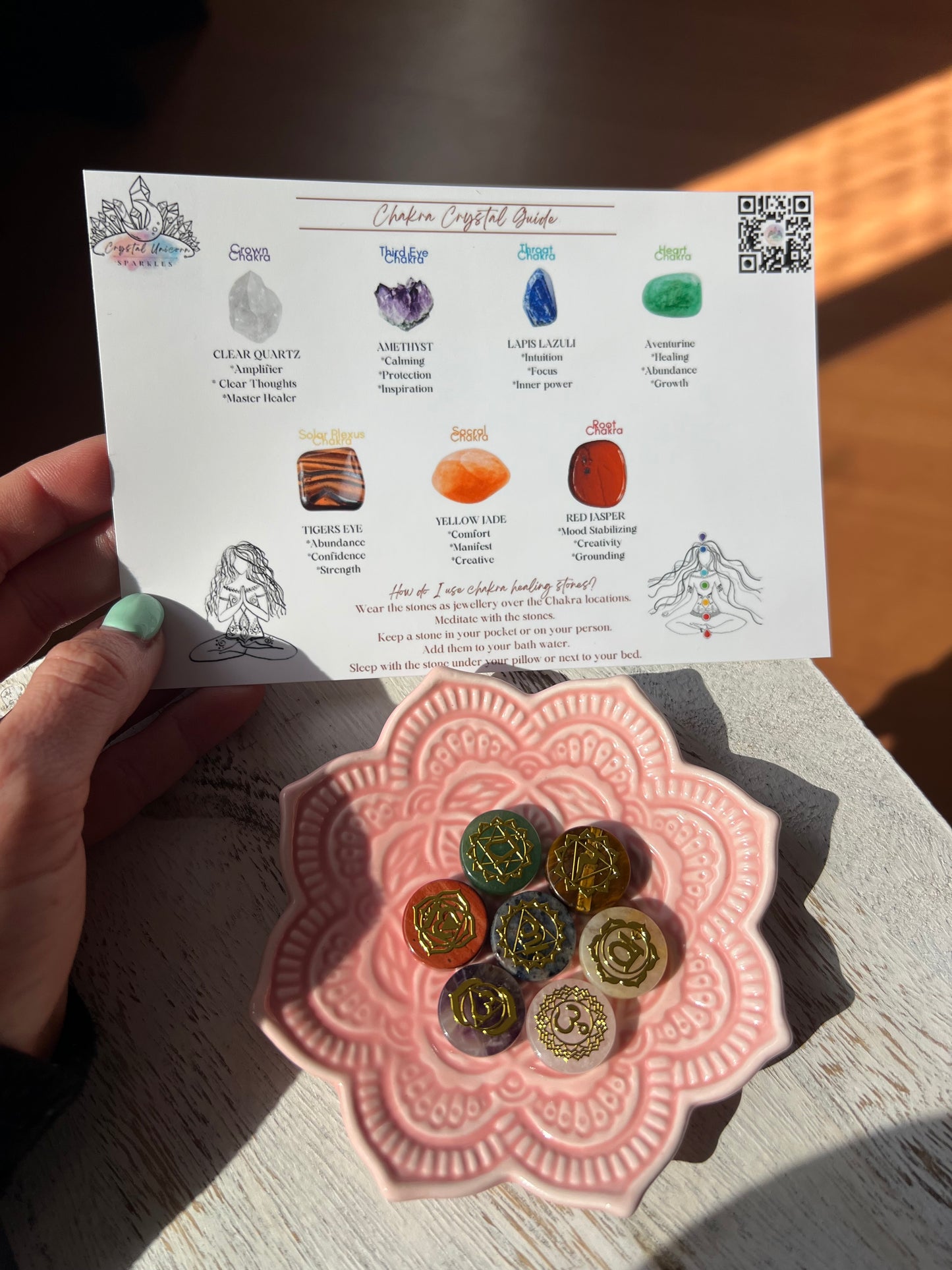 7 pcs Mini Chakra Set