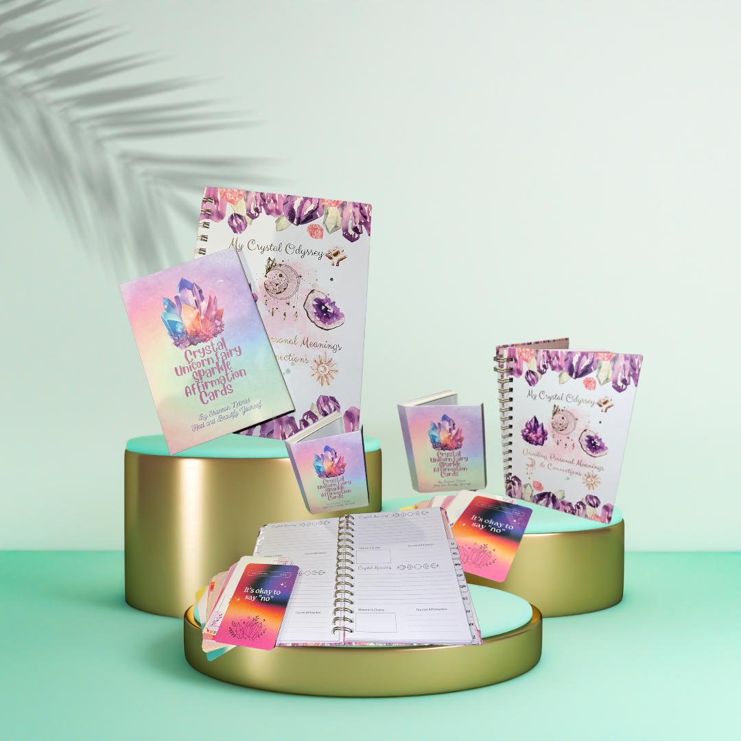 Affirmation Cards and My Crystal Odyssey Bundle and Save