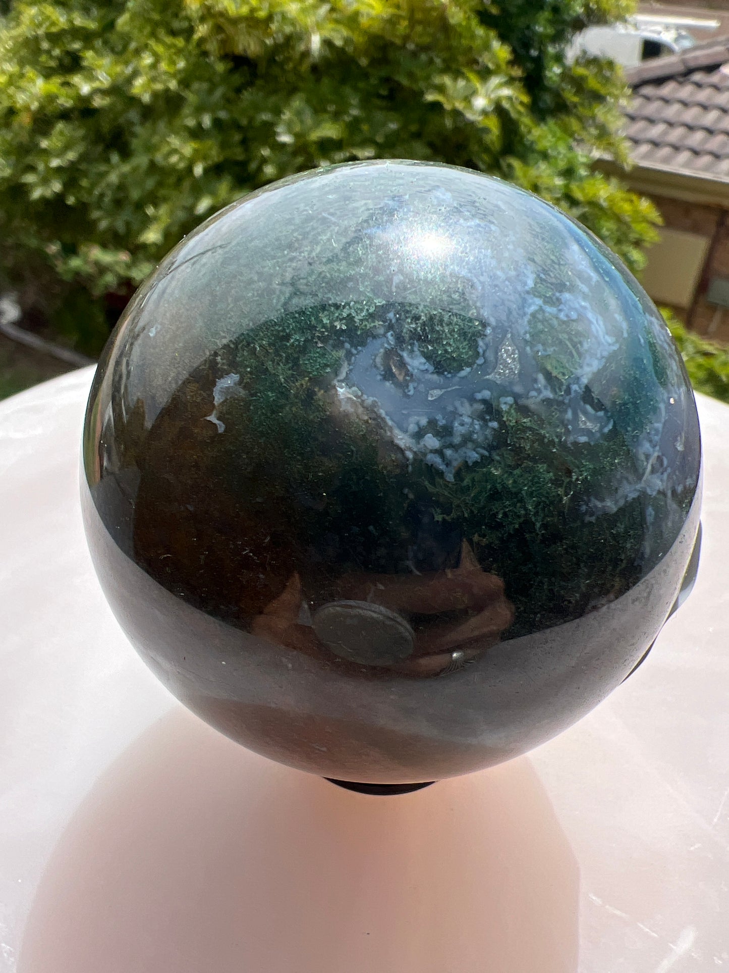 Moss Agate Sphere