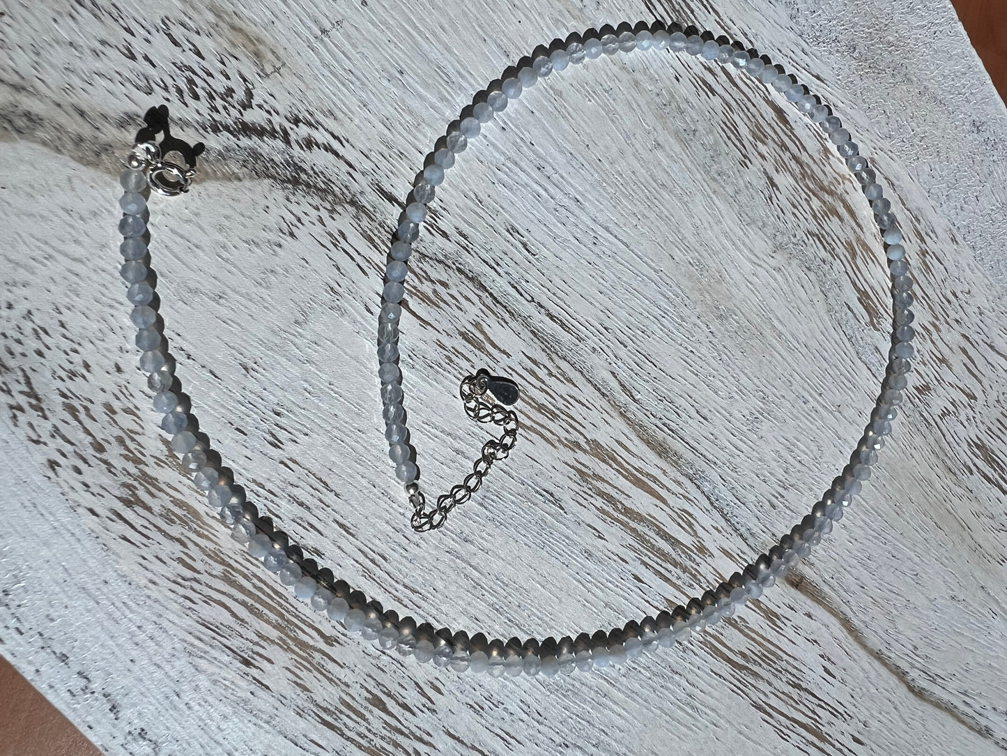 Faceted Crystal Choker Necklace