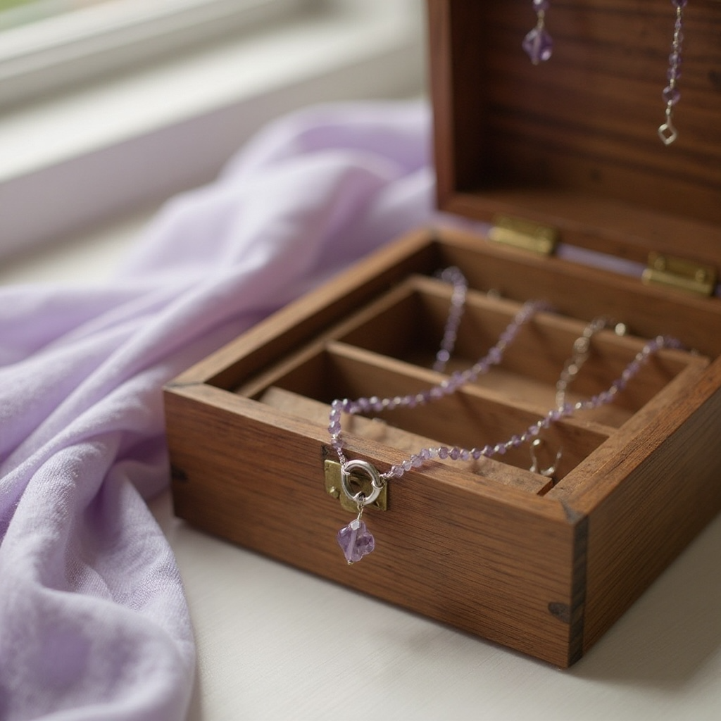 Lucky Clover Crystal Necklace