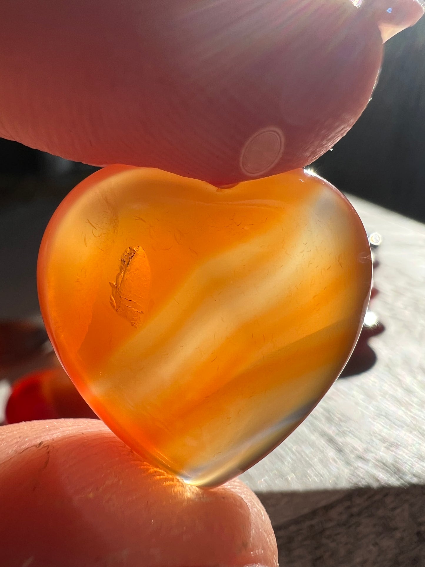 Mini Carnelian Heart