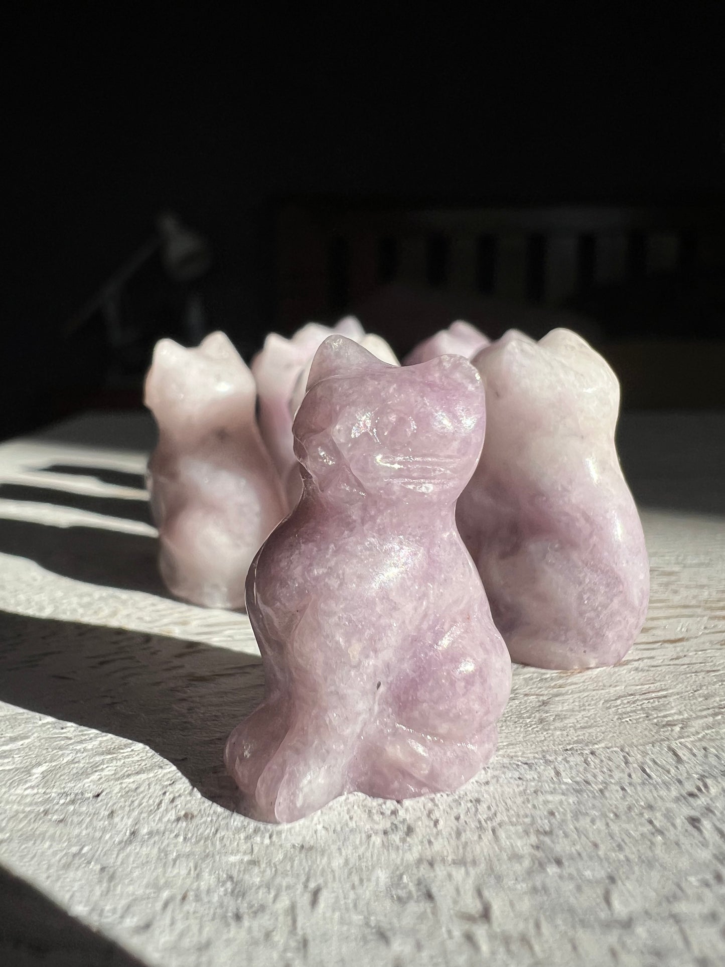 Mini Lepidolite Cat