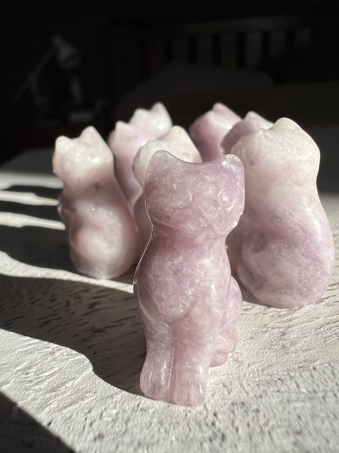 Mini Lepidolite Cat