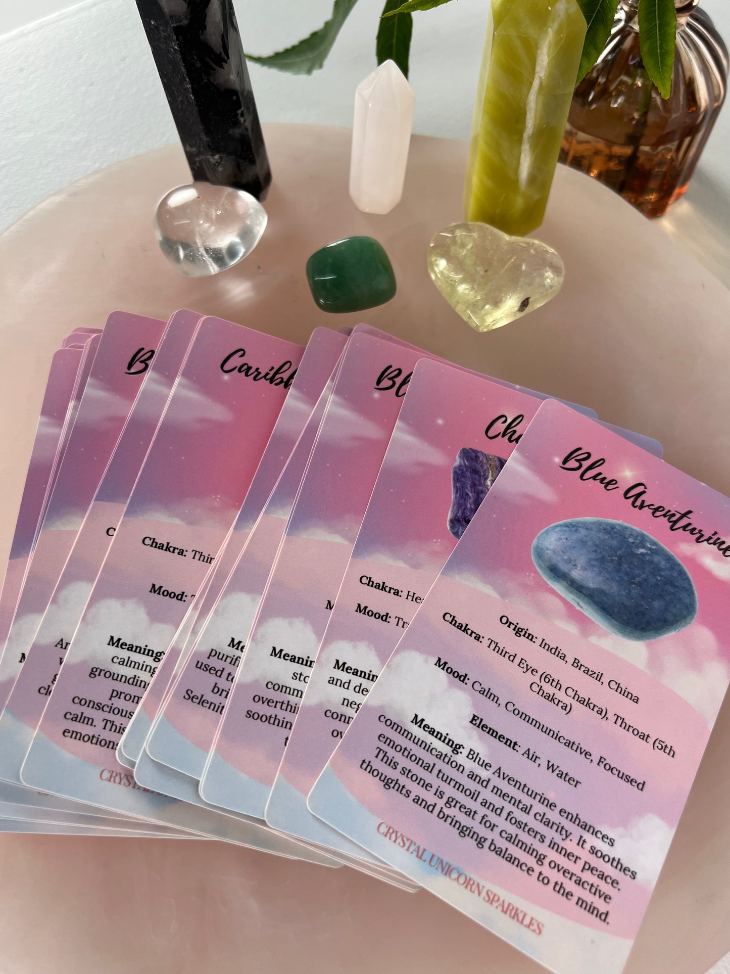 My Crystal Path Guidance Cards!