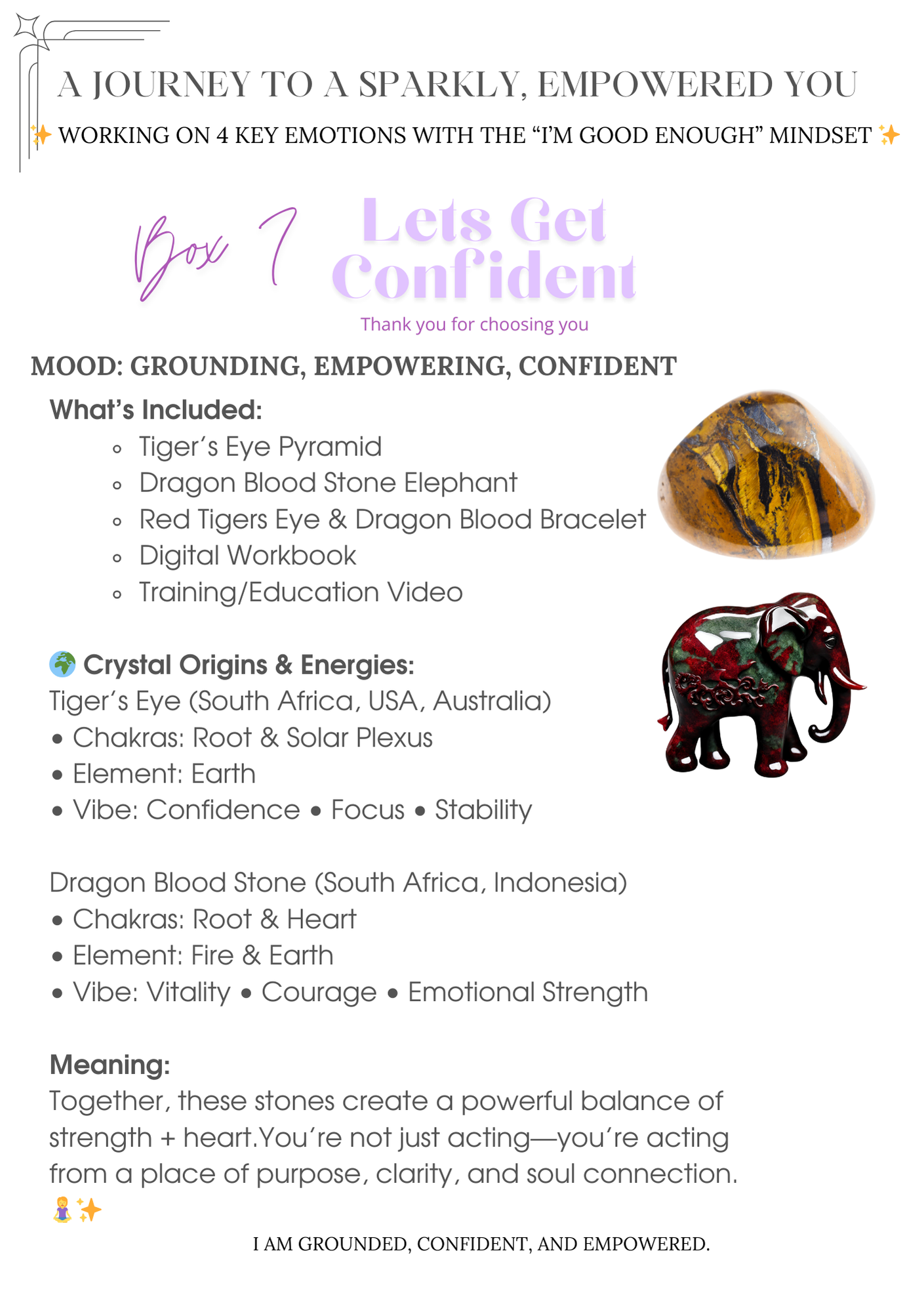 Let’s Get Confident – (Box 7)