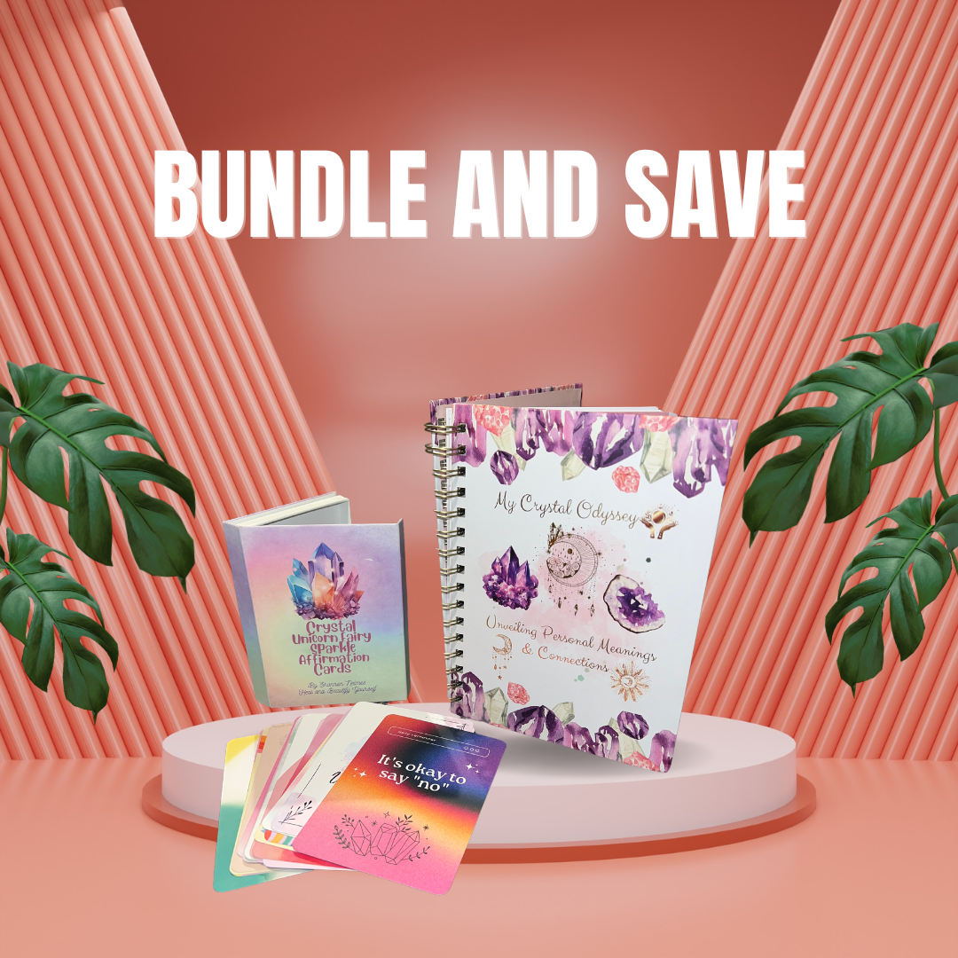Affirmation Cards and My Crystal Odyssey Bundle and Save