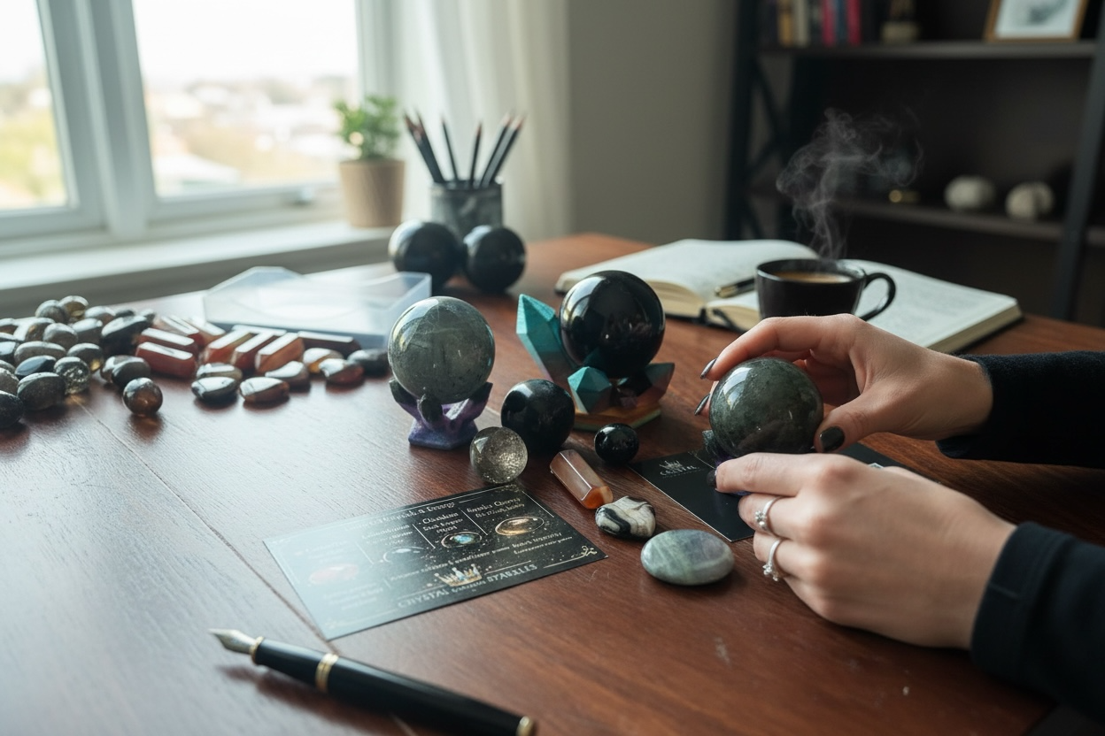 Learn how to use crystals while reading – Crystal Unicorn Sparkles