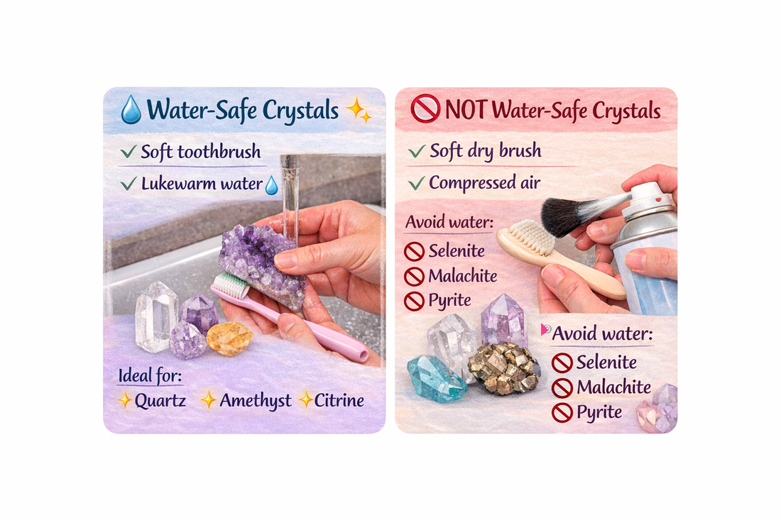 How to Physically Clean Your Crystals (Dust, Dirt & Everyday Life!)