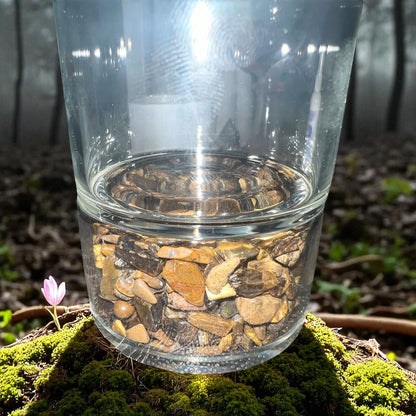 Crystal Infused Glass Cups