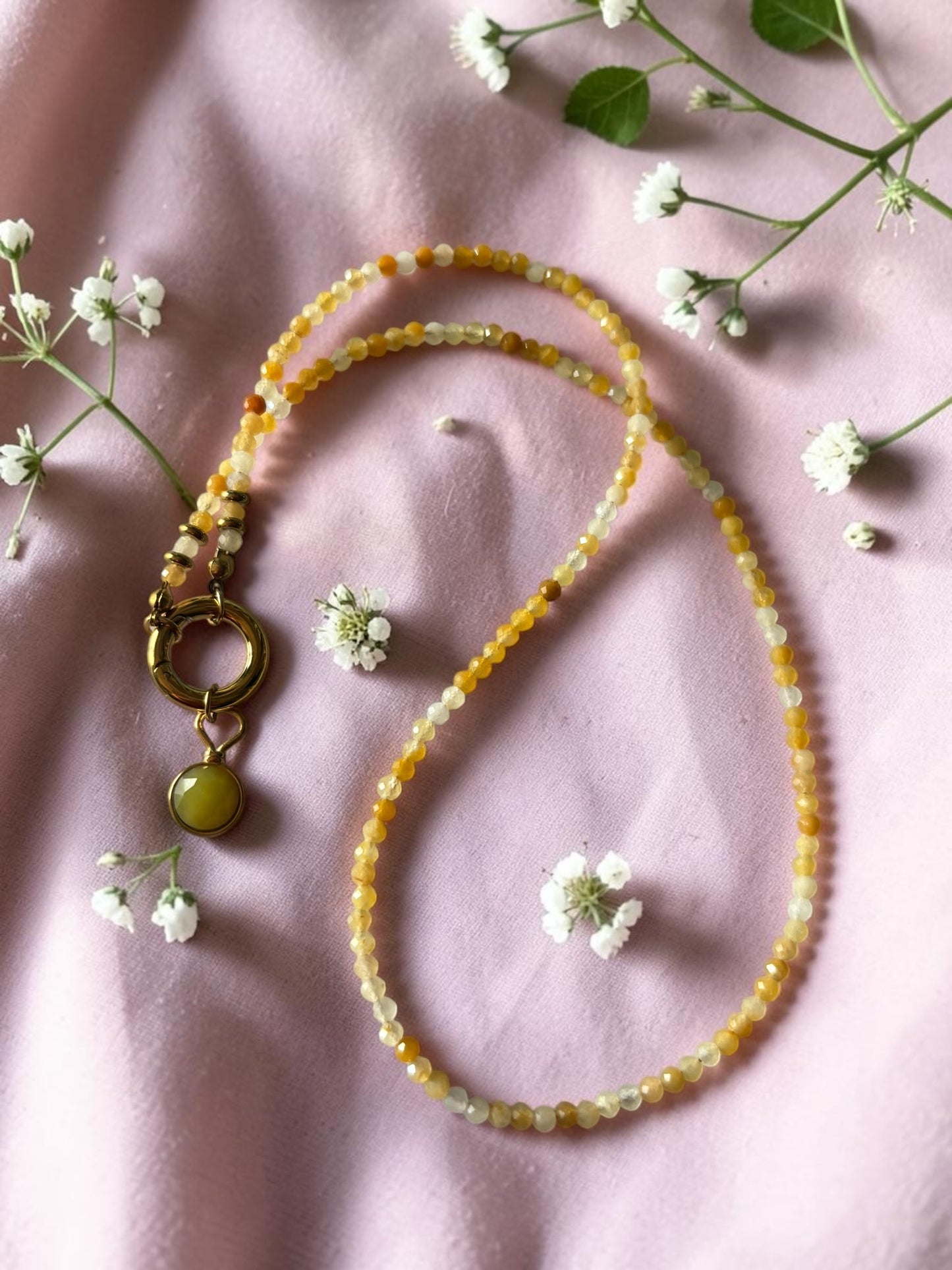 Gold Sparkle Energy Choker