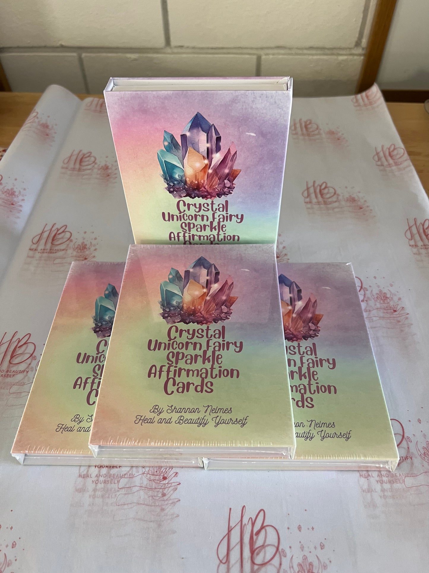 Crystal Unicorn Fairy Sparkle Affirmation Cards