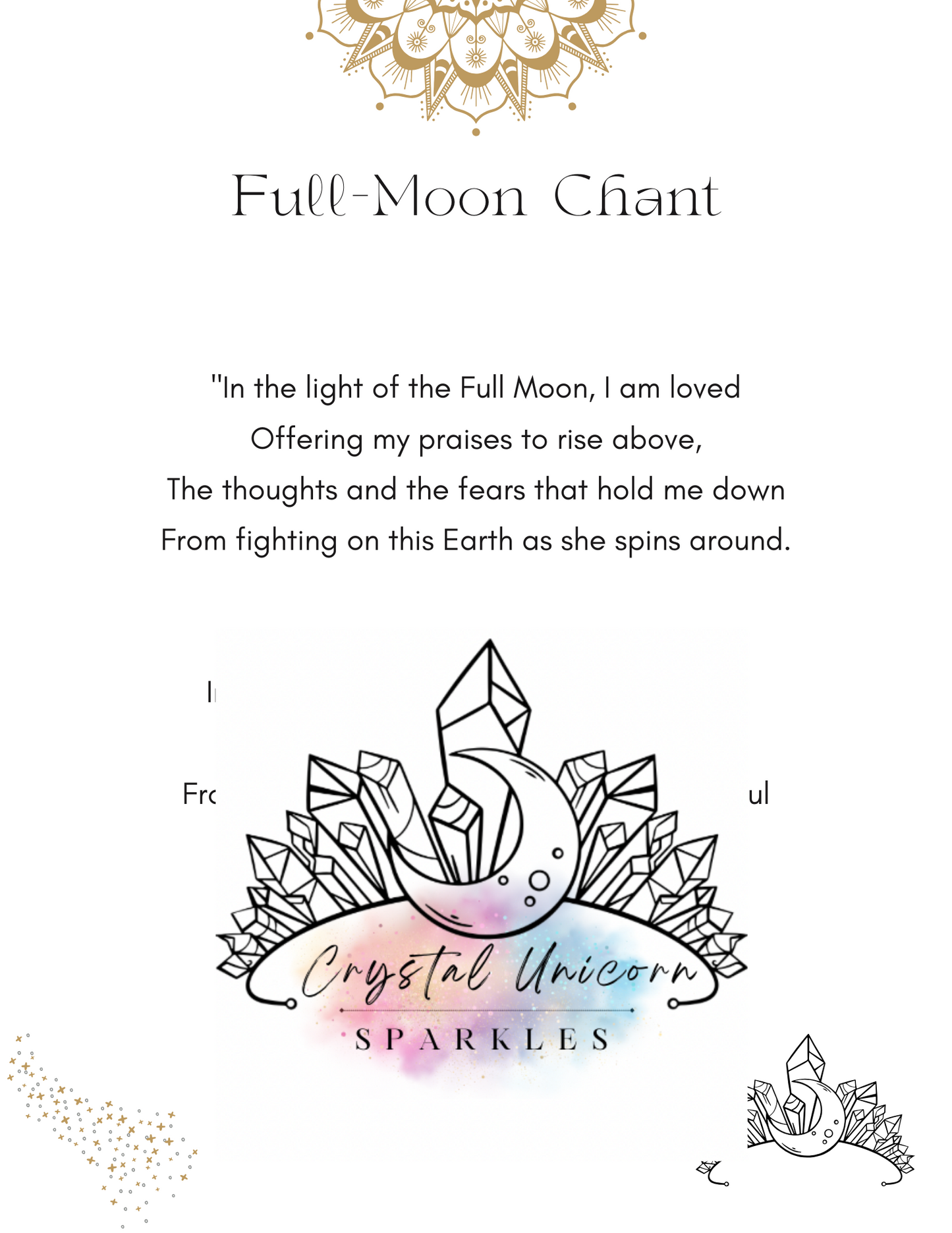 A Full Moon Eclipse in Libra Harvest Moon Moon Digital / Printable Work Book