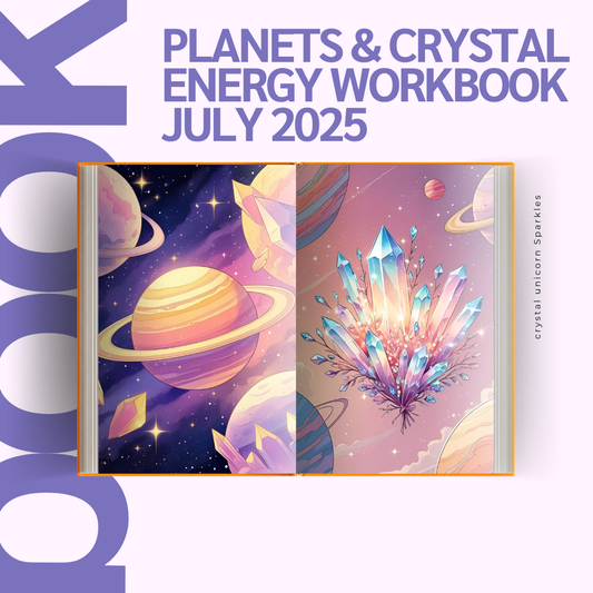 July 2025 Crystal & Astrology Workbook – Printable Download