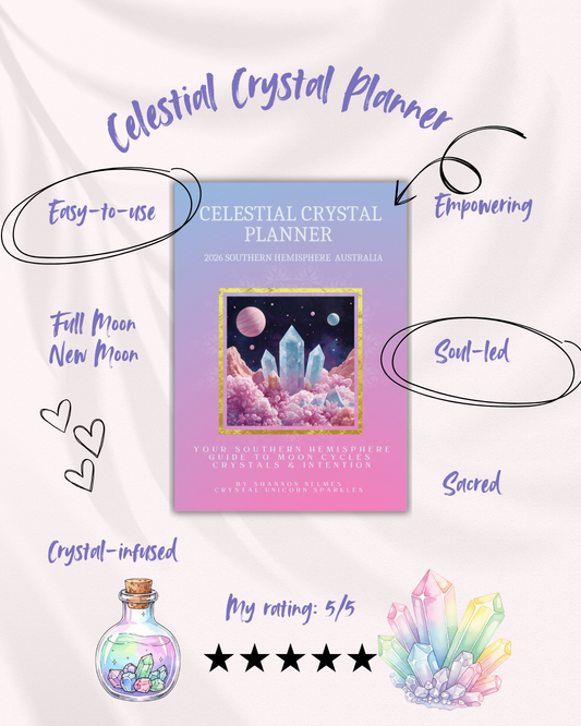 Celestial Crystal Planner 2026 – Printable Download