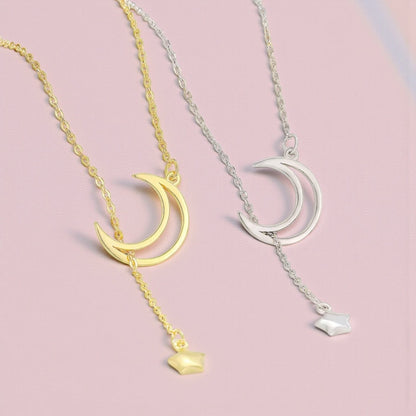 Moon & Star Light Necklace