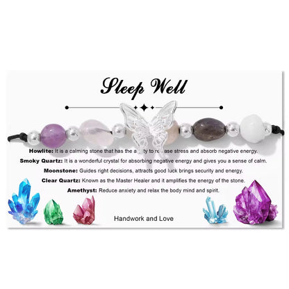 Butterfly Intention Crystal Bracelet