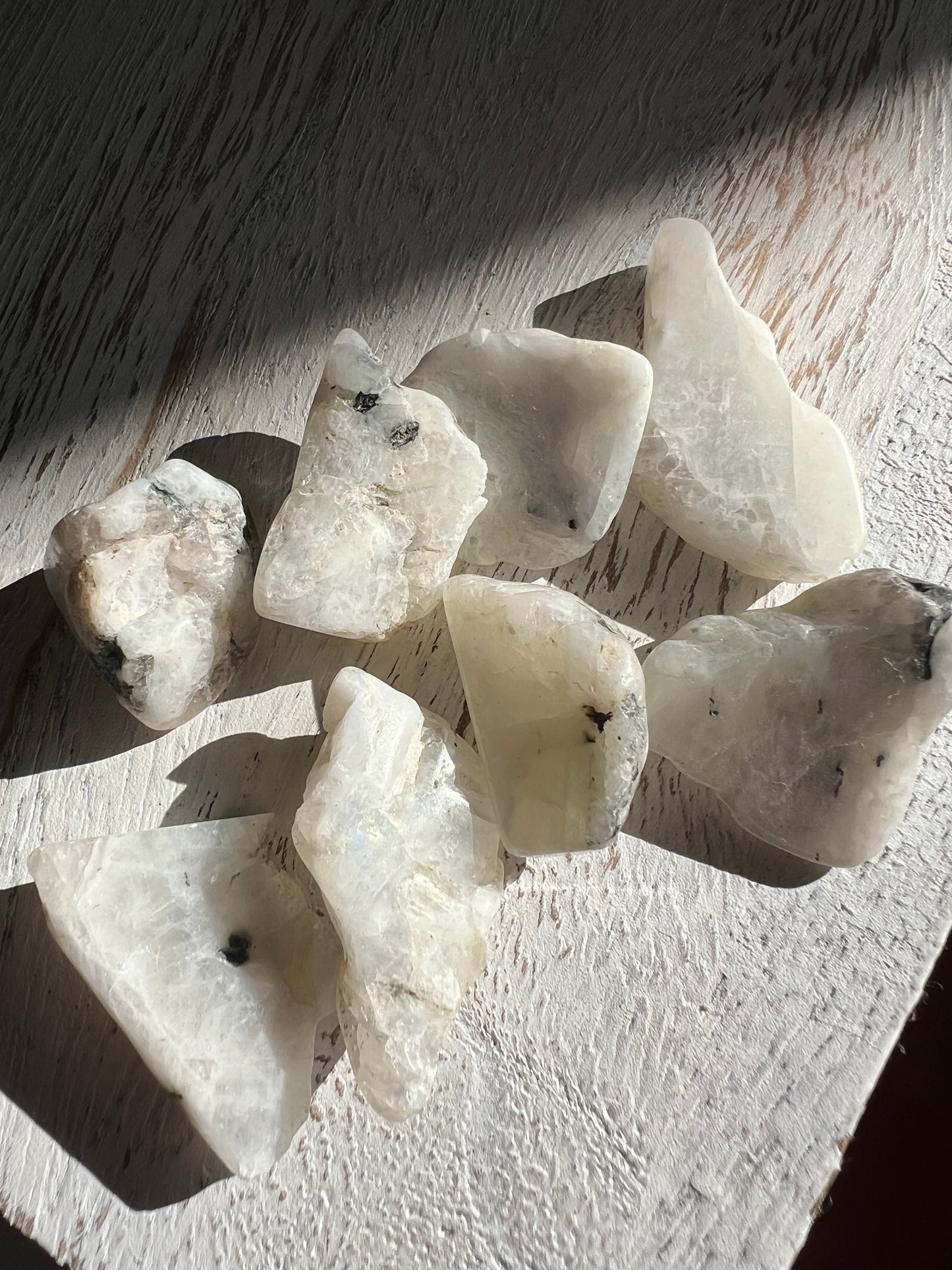 Rainbow Moonstone – Raw Polished