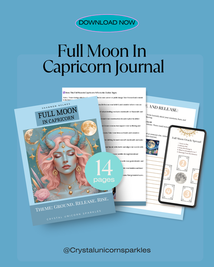 Full Moon in Capricorn Workbook – Instant Digital Download