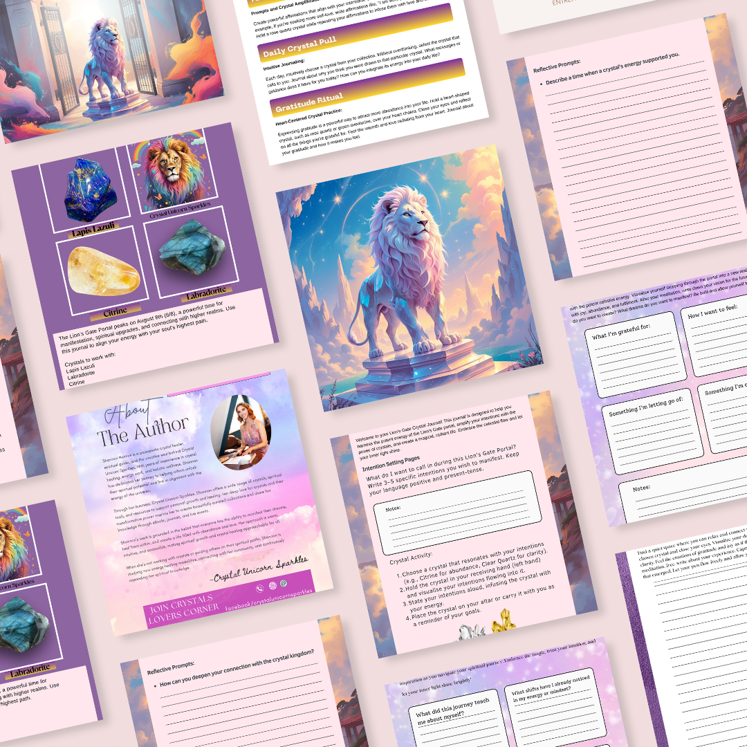 Lion's Gate Portal Activation Journal (Digital Download)
