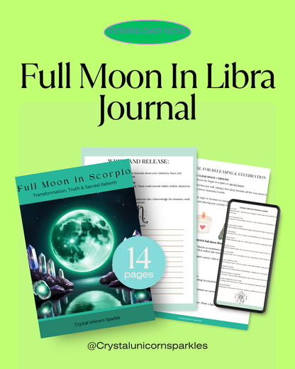 Scorpio Full Moon Workbook Digital / Printable Work Book