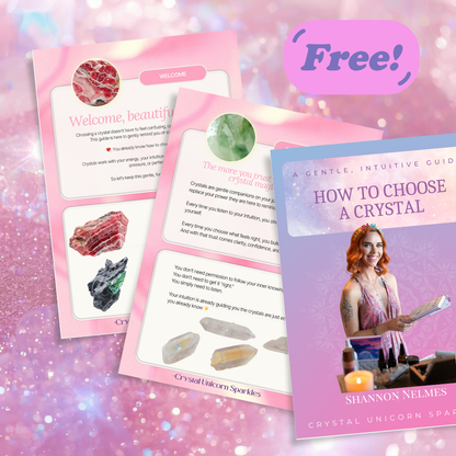 How to Choose a Crystal  A gentle, intuitive guide  FREE DOWNLOAD