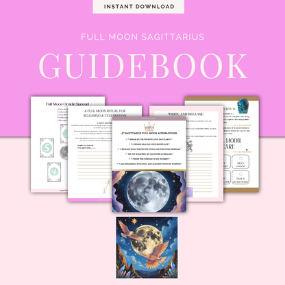 Sagittarius Full Moon Digital Workbook