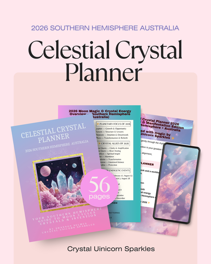 Celestial Crystal Planner 2026 – Printable Download