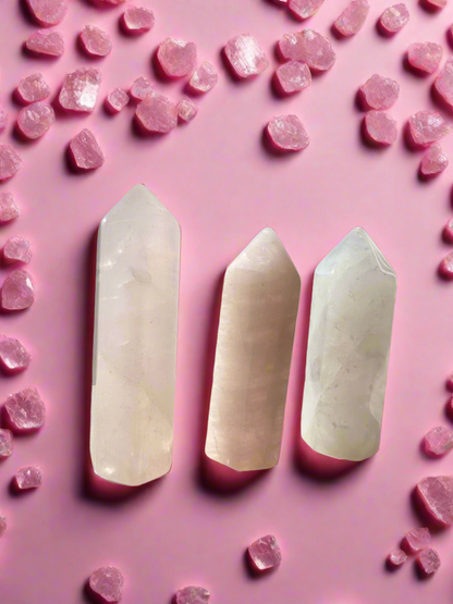 Mini Rose Quartz Tower