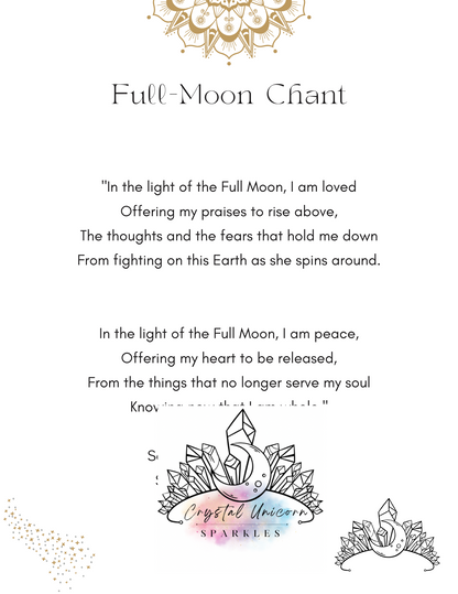 Full Moon In Leo Digital Work Book