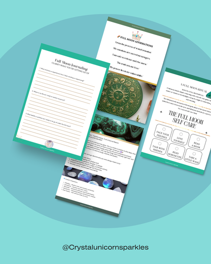 Scorpio Full Moon Workbook Digital / Printable Work Book