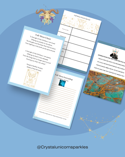 Full Moon in Capricorn Workbook – Instant Digital Download