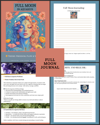 Full Moon in Aquarius Workbook – Digital Download